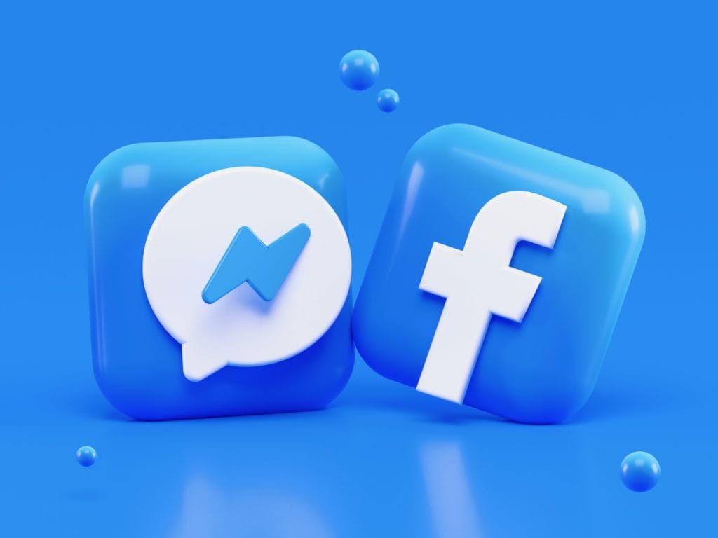 Logo de Messenger y Facebook
