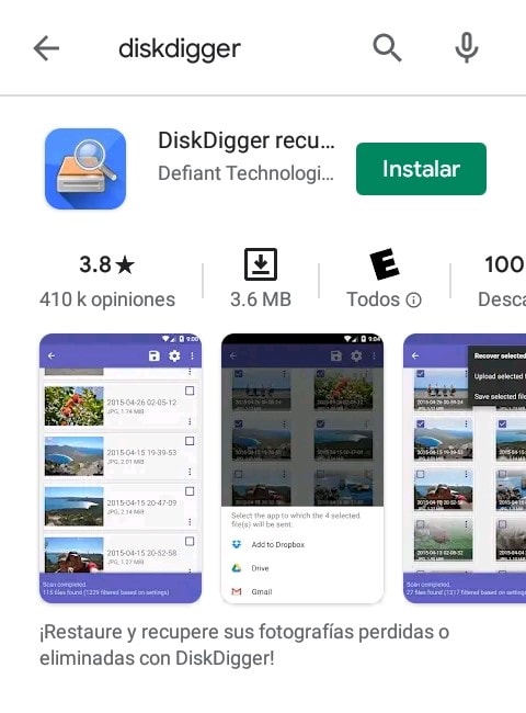 App DiskDigger